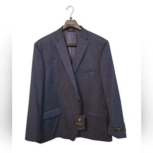 Shaquille O'neal New Men's Navy Blazer $275 Big Tall Mens Size 54 Long Business